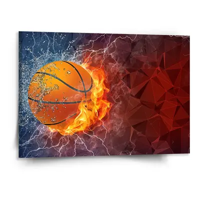 Obraz Basketbalový míč - 150x110 cm