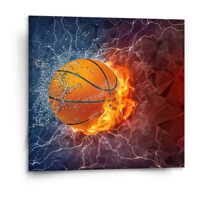 Obraz Basketbalový míč - 110x110 cm