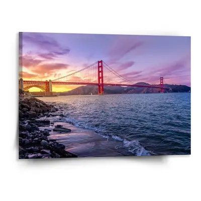 Obraz Golden Gate 5 - 150x110 cm