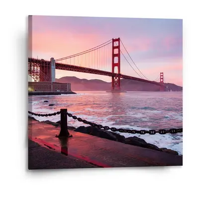 Obraz Golden Gate - 110x110 cm