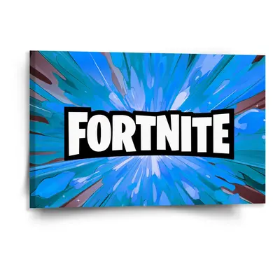 Obraz FORTNITE modrá - 120x80 cm