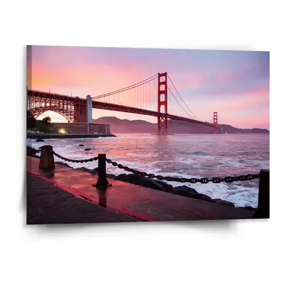 Obraz Golden Gate - 150x110 cm