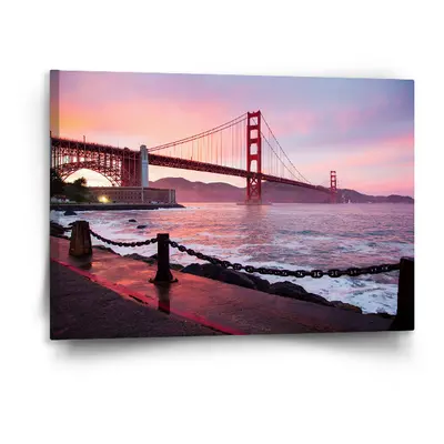 Obraz Golden Gate - 120x80 cm