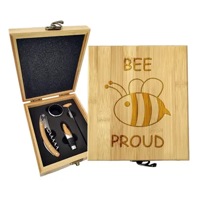 Dárková sada na víno Bee proud: 147×168×49 mm