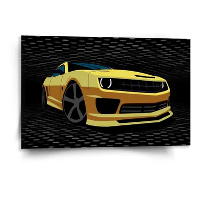 Obraz Chevrolet Camaro Puntíky - 120x80 cm