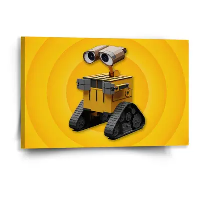 Obraz Wall-E robot Žlutý - 60x40 cm