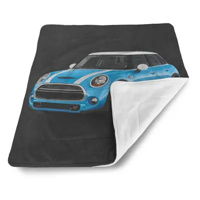 Deka pro miminko Mini sedan Černé pozadí - 80x100 cm