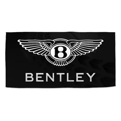 Ručník Logo Bentley Černý - 50x100 cm