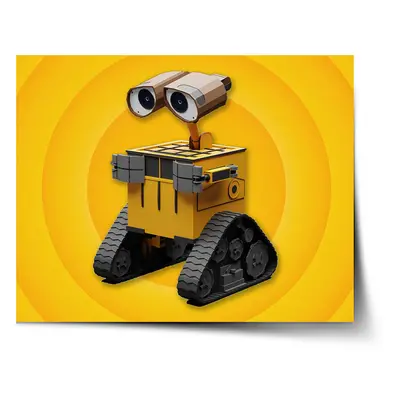 Plakát Wall-E robot Žlutý - 60x40 cm