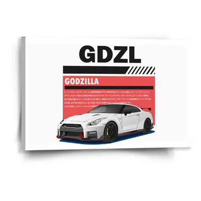 Obraz Nissan GTR 35 Godzilla - 60x40 cm