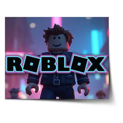 Plakát ROBLOX Neonové město - 120x80 cm