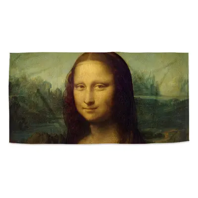 Ručník Mona Lisa - Leonardo da Vinci - 50x100 cm