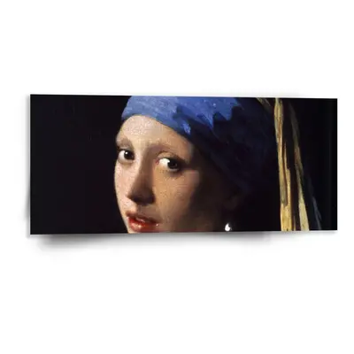 Obraz Dívka s perlou - Johannes Vermeer - 110x50 cm