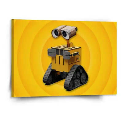 Obraz Wall-E robot Žlutý - 150x110 cm