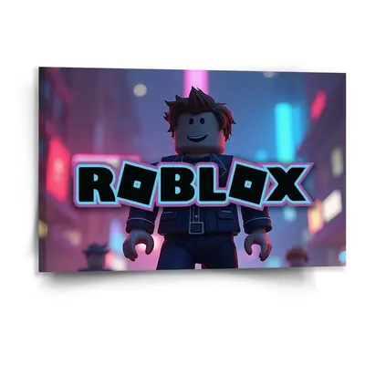 Obraz ROBLOX Neonové město - 120x80 cm