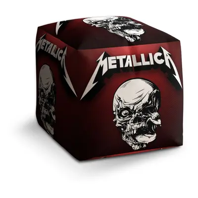 Taburet Cube METALLICA Death metal: 40x40x40 cm