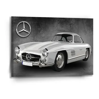 Obraz Mercedes-Benz 300 SL Šedé pozadí - 90x60 cm