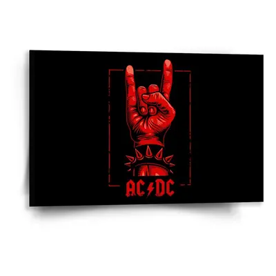 Obraz ACDC Červená ruka - 60x40 cm