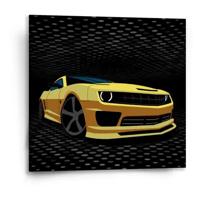 Obraz Chevrolet Camaro Puntíky - 50x50 cm