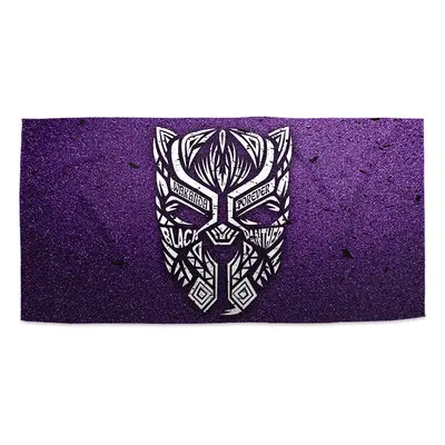 Ručník BLACK PANTHER wakanda forever Bílý - 70x140 cm