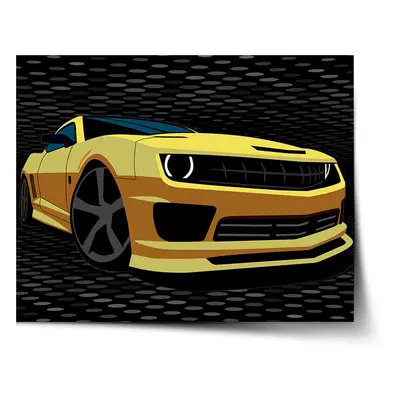 Plakát Chevrolet Camaro Puntíky - 90x60 cm