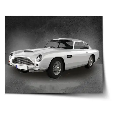 Plakát Aston Martin Tmavé pozadí - 60x40 cm