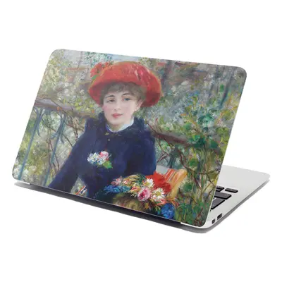 Samolepka na notebook Dvě sestry (Na Terase) - Pierre-Auguste Renoir - 29x20 cm