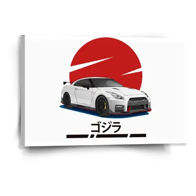 Obraz Nissan GTR 35 Japonské slunce - 120x80 cm