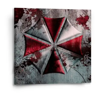 Obraz Resident Evil Umbrella Corporation Steel - 50x50 cm