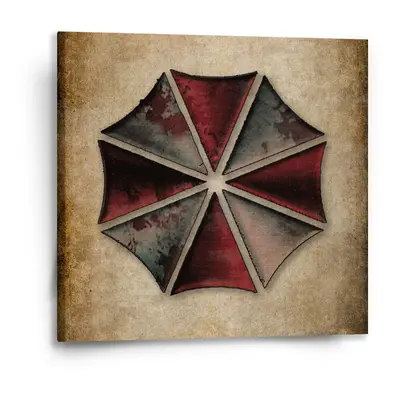 Obraz Resident Evil Umbrella Corporation Vintage - 50x50 cm