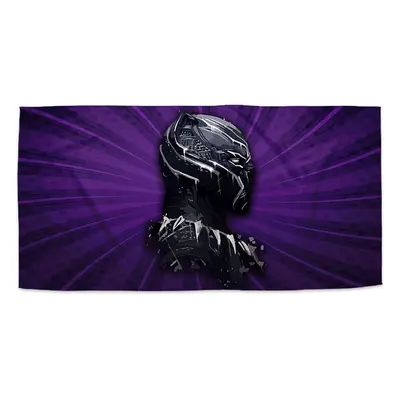 Ručník BLACK PANTHER z profilu Fialový - 50x100 cm