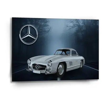 Obraz Mercedes-Benz 300 SL V lese - 90x60 cm