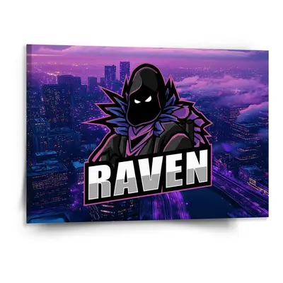 Obraz FORTNITE RAVEN Steampunk město - 150x110 cm