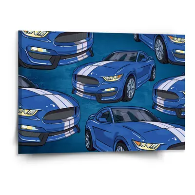 Obraz Mustang Pattern - 150x110 cm