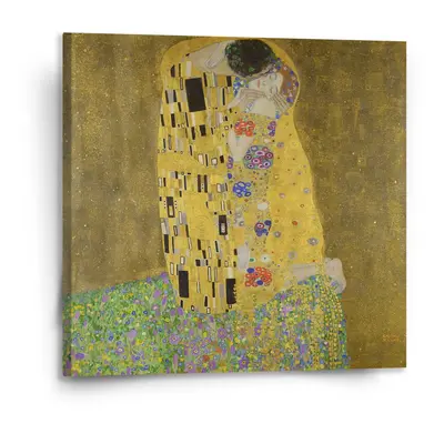 Obraz Polibek - Gustav Klimt - 110x110 cm