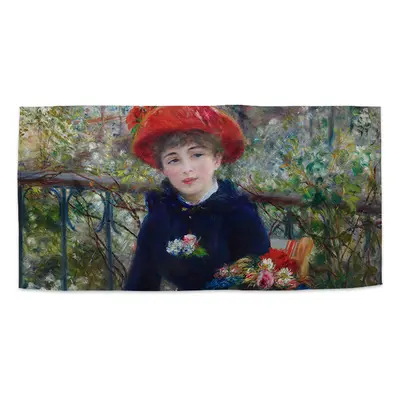 Ručník Dvě sestry (Na Terase) - Pierre-Auguste Renoir - 50x100 cm