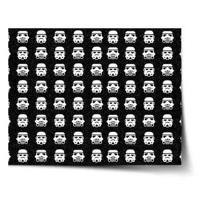 Plakát Star Wars Stormtrooper Pattern - 120x80 cm