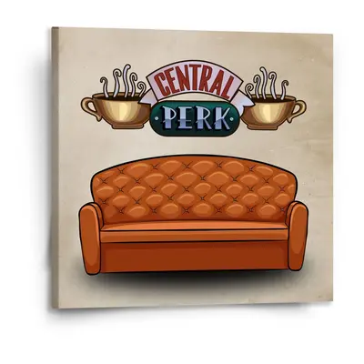 Obraz Seriál přátelé CENTRAL PERK Gauč - 110x110 cm