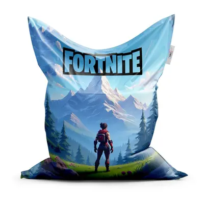 Sedací vak FORTNITE Horská krajina - 150x100 cm