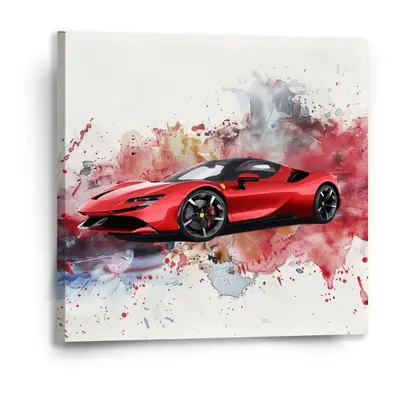 Obraz Ferrari Paint - 50x50 cm