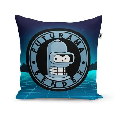 Polštář Futurama Bender Čtvrtá dimenze - 50x50 cm