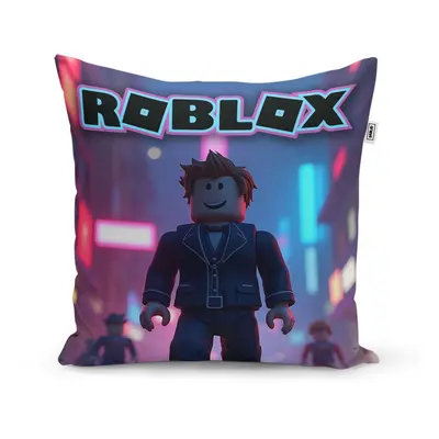 Polštář ROBLOX Neonové město - 60x60 cm