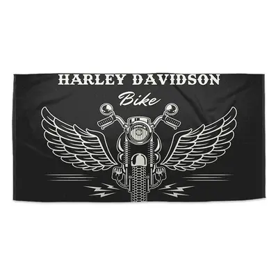 Ručník Harley-Davidson S křídly - 70x140 cm