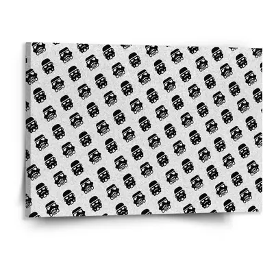 Obraz Star Wars Stormtrooper Pattern šikmý - 150x110 cm