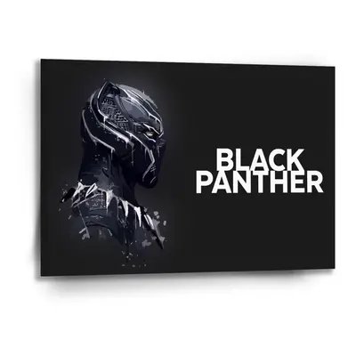 Obraz BLACK PANTHER z profilu Černý - 90x60 cm