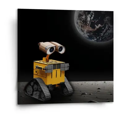 Obraz Wall-E robot Měsíc - 110x110 cm