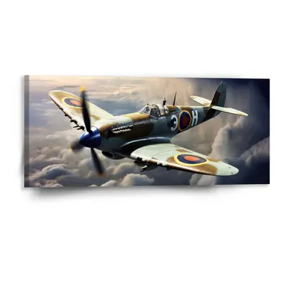 Obraz Stíhačka Spitfire - 110x50 cm