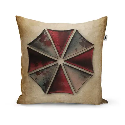 Polštář Resident Evil Umbrella Corporation Vintage - 50x50 cm