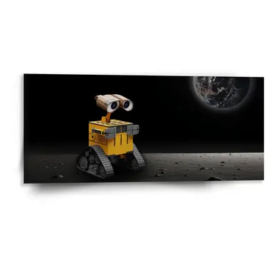 Obraz Wall-E robot Měsíc - 110x50 cm