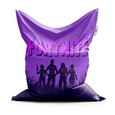 Sedací vak FORTNITE Fialová silueta - 200x140 cm